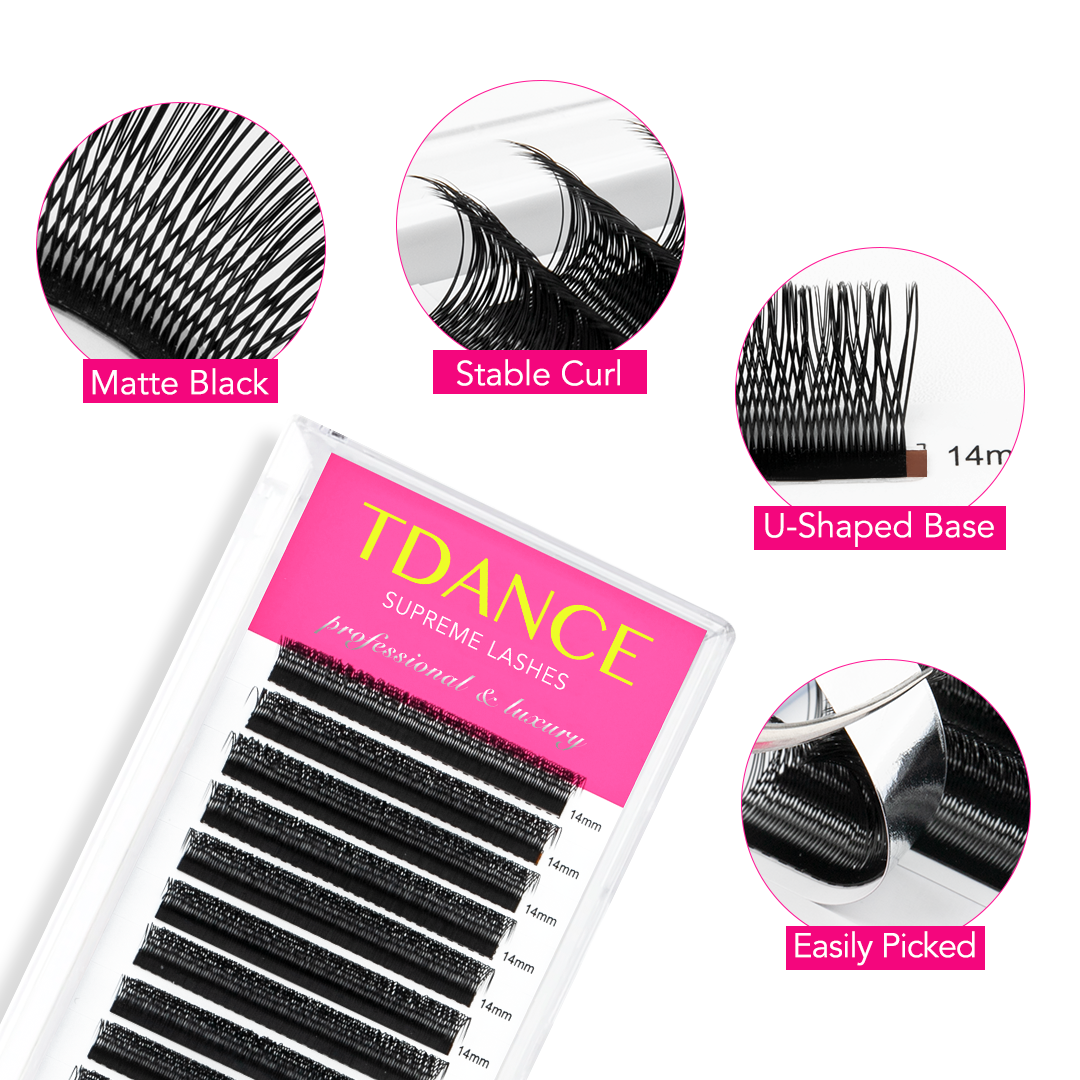 0.07MM YY Volume Eyelash Extensions TDANCE