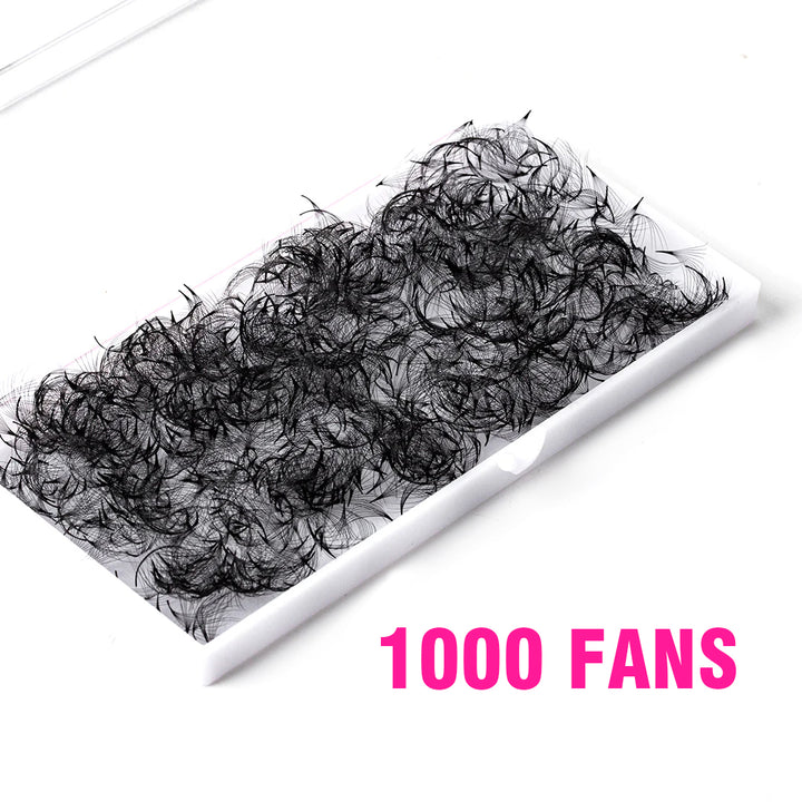 10D Handmade Premade Volume Loose Fans Pointy Base(1000 Fans) 2