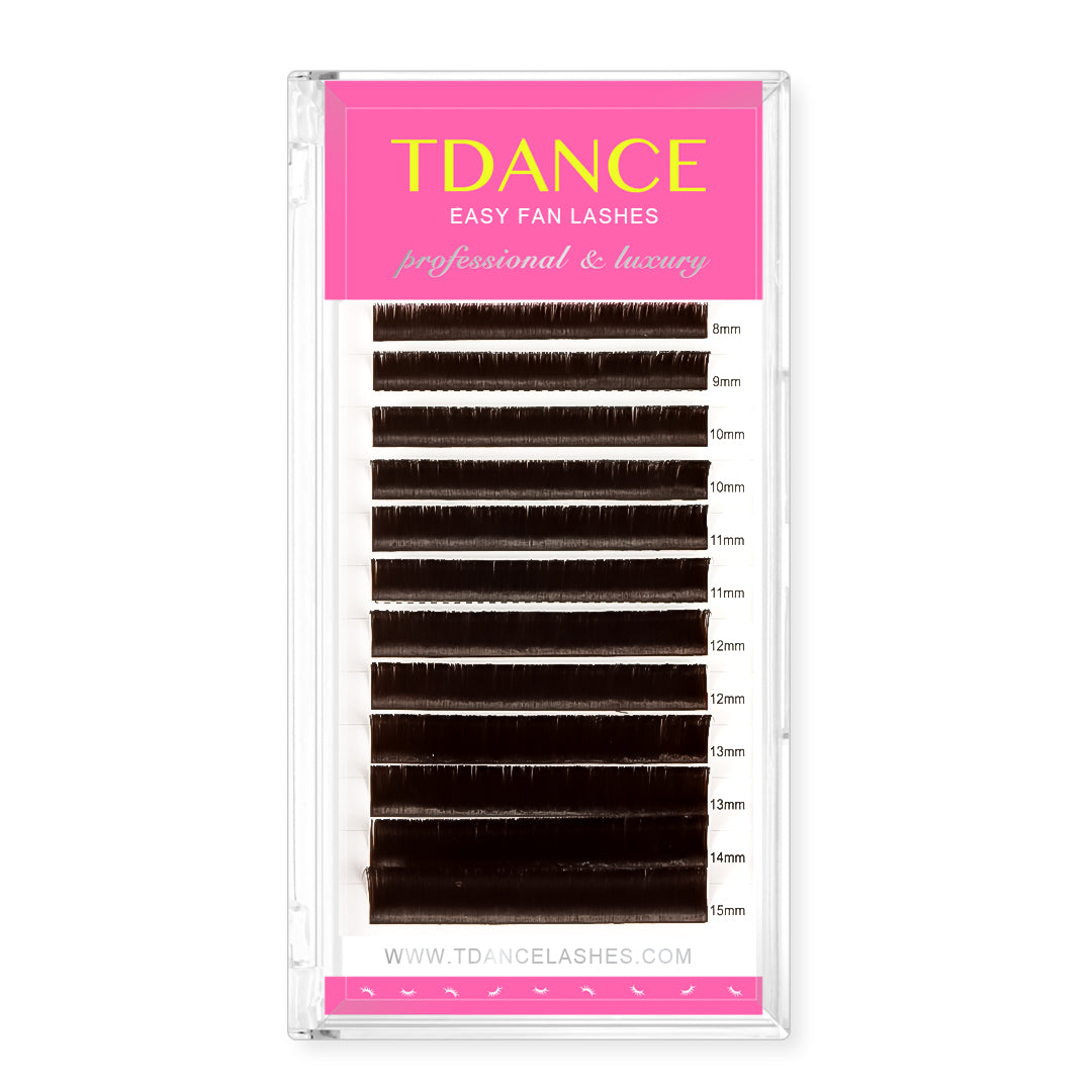 0.07MM Easy Fan Colored Volume Eyelash Extensions