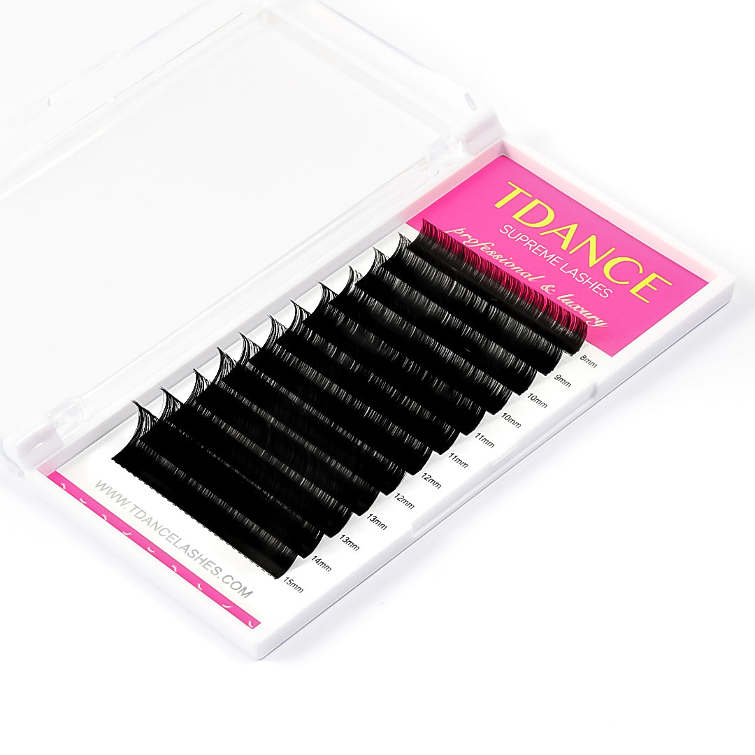 0.03mm Royal Sable Mega Volume Eyelash Extensions(Super Black , Super Matte)