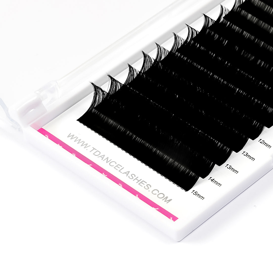 0.03mm Royal Sable Mega Volume Eyelash Extensions(Super Black , Super Matte)