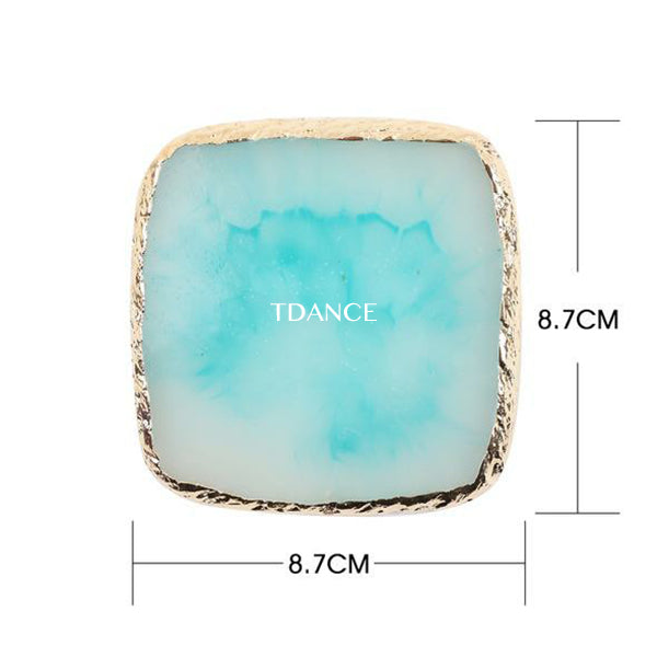Square Resin Stone False Eyelash Holder - TDANCE