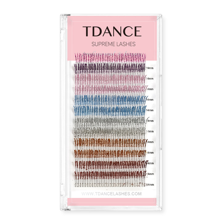 0.15MM Wispy Glitter Eyelash Extensions