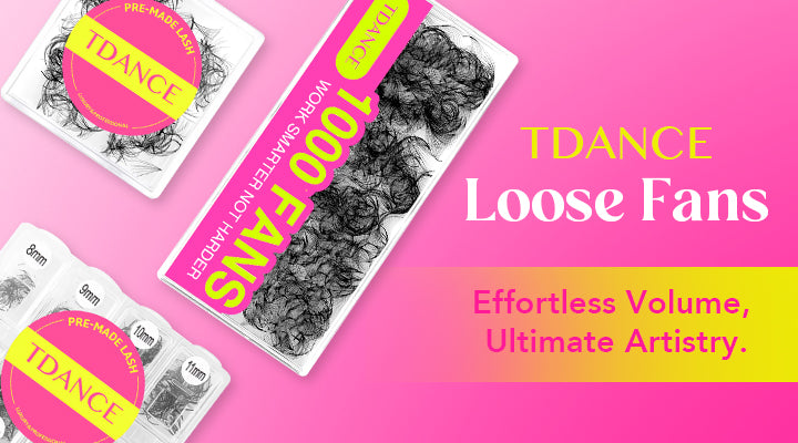 TDANCE Loose Fans:  Effortless Volume, Ultimate Artistry.