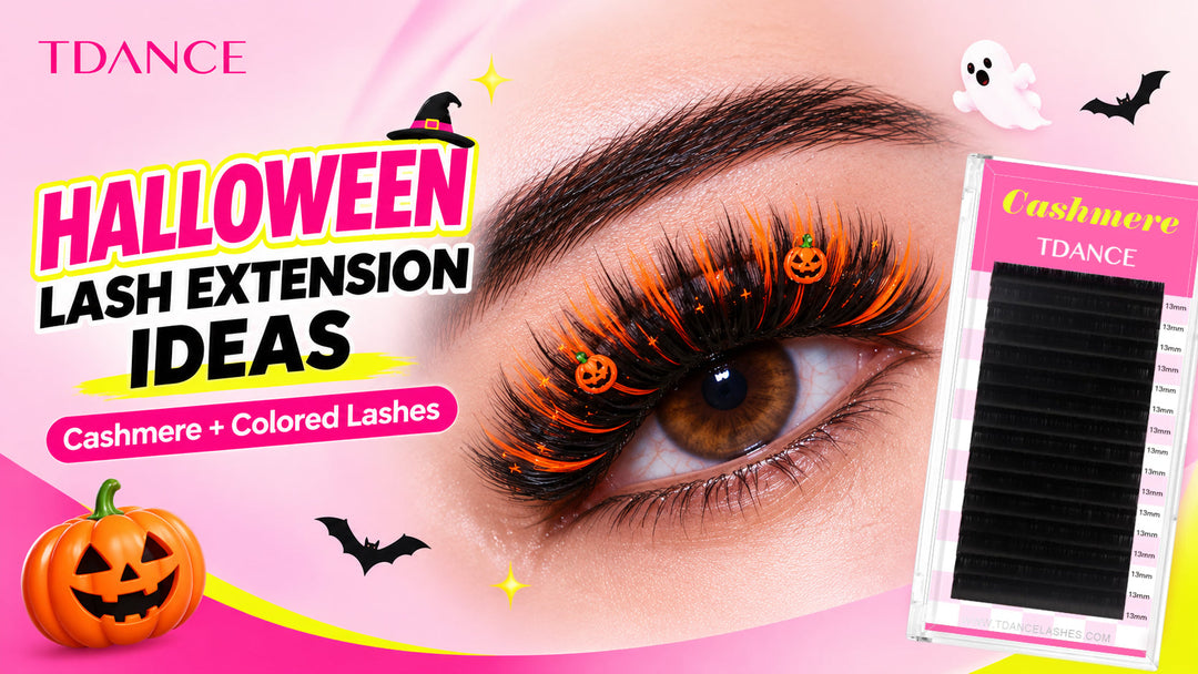 Halloween Lash Extension Ideas: How to Style Cashmere and Colored Lashes