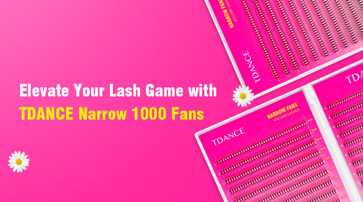 Elevate Your Lash Game with  TDANCE Narrow 1000 Fans