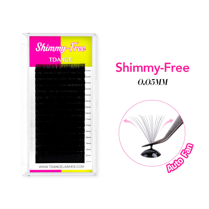 16 Rows 0.05MM Shimmy-Free Lashes