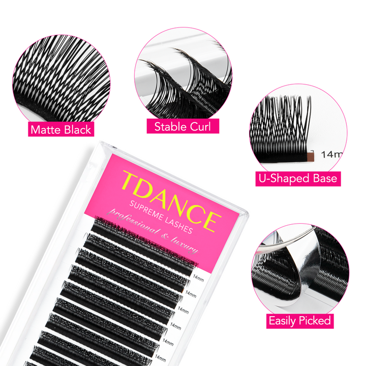 0.07MM YY Volume Eyelash Extensions TDANCE