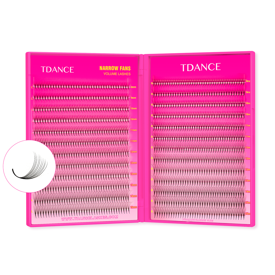 10D Narrow Promade Eyelash Extensions Ultra 1000 Fans