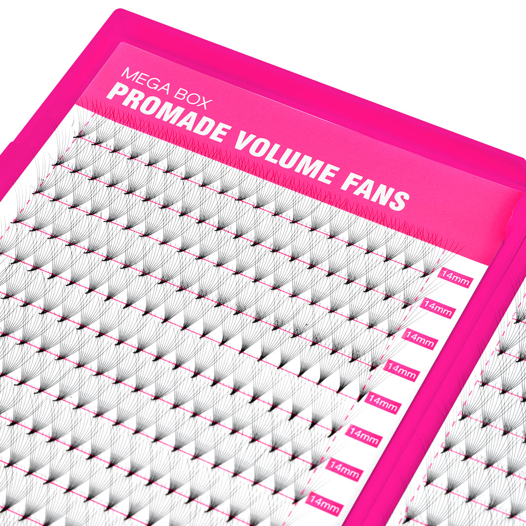 10D Promade Volume 500 Fans Lashbook TDANCE