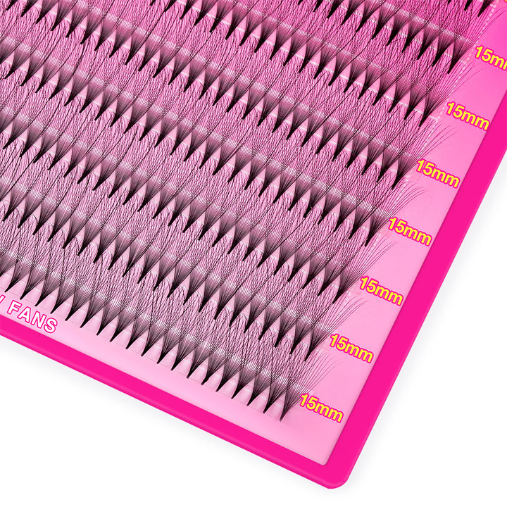 16D Narrow Promade Eyelash Extensions Ultra 1000 Fans