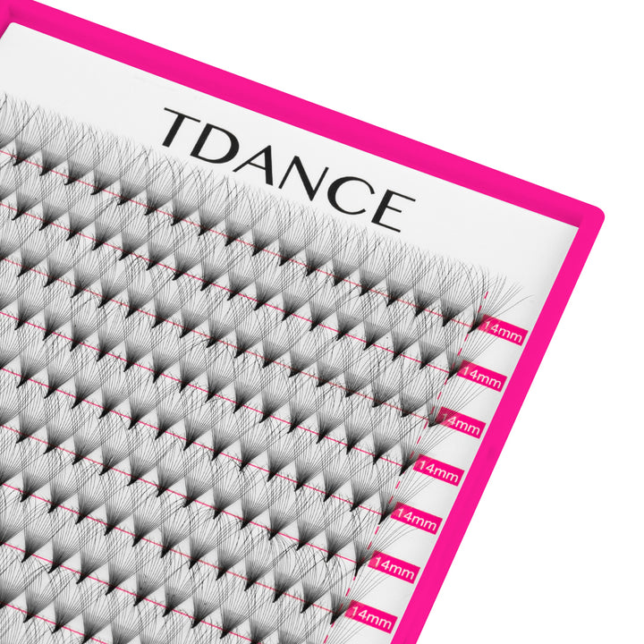 16D Promade Volume 500 Fans Lashbook TDANCE