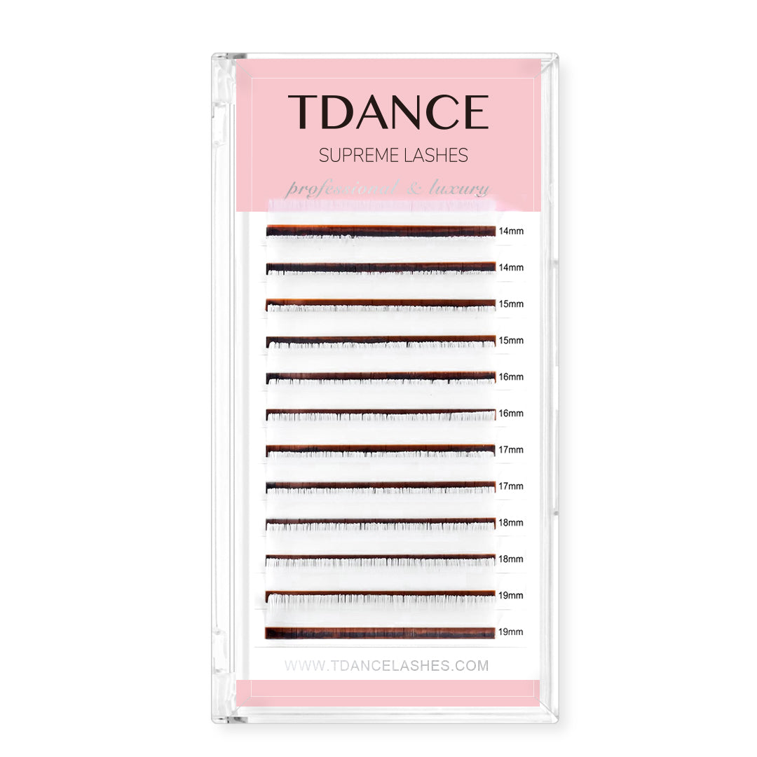 0.07MM Premium White Colored Volume Eyelash Extensions