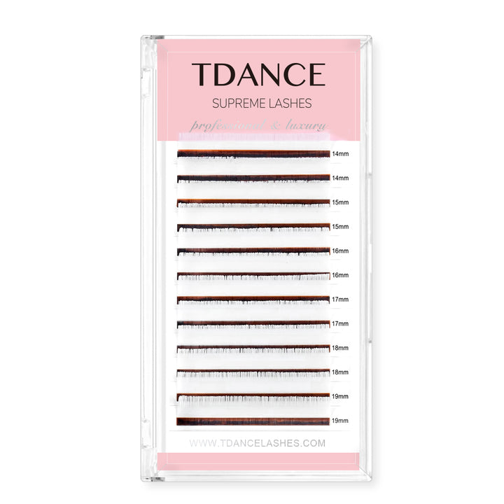 0.07MM Premium White Colored Volume Eyelash Extensions