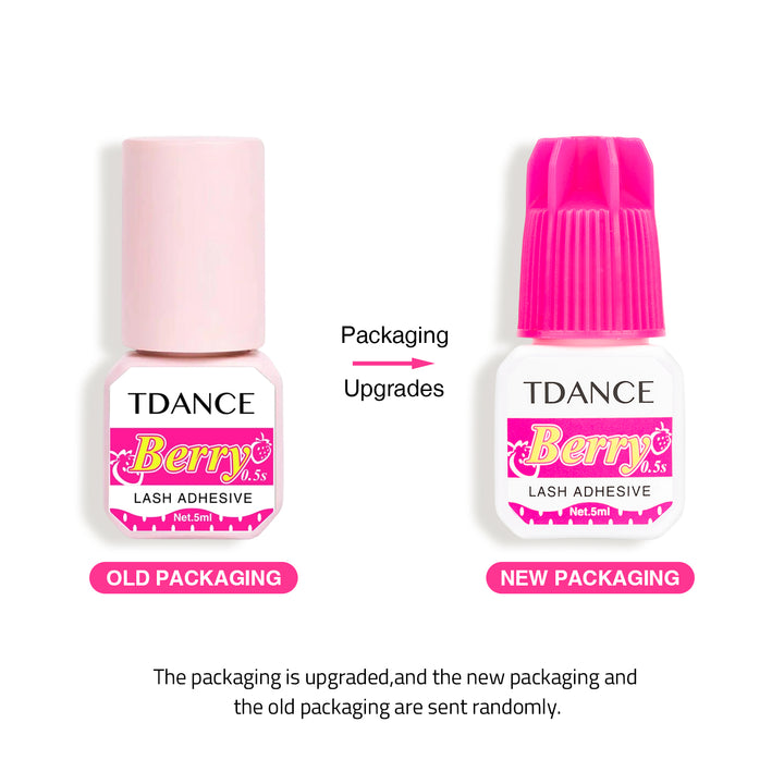 0.5-1 Second Berry Eyelash Extension Glue - TDANCE