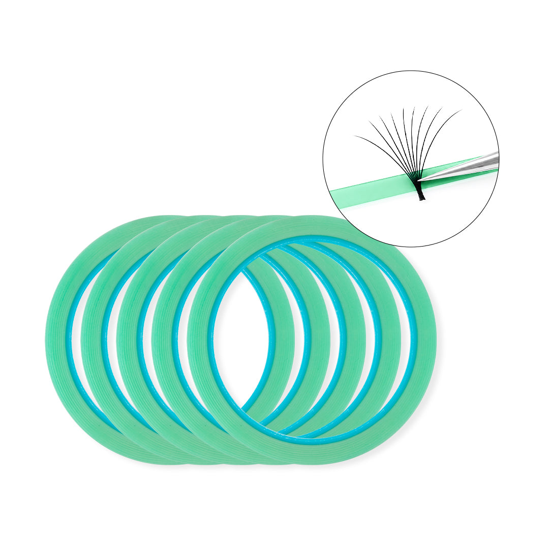 Tiras para extensiones de pestañas (5 rollos/paquete)