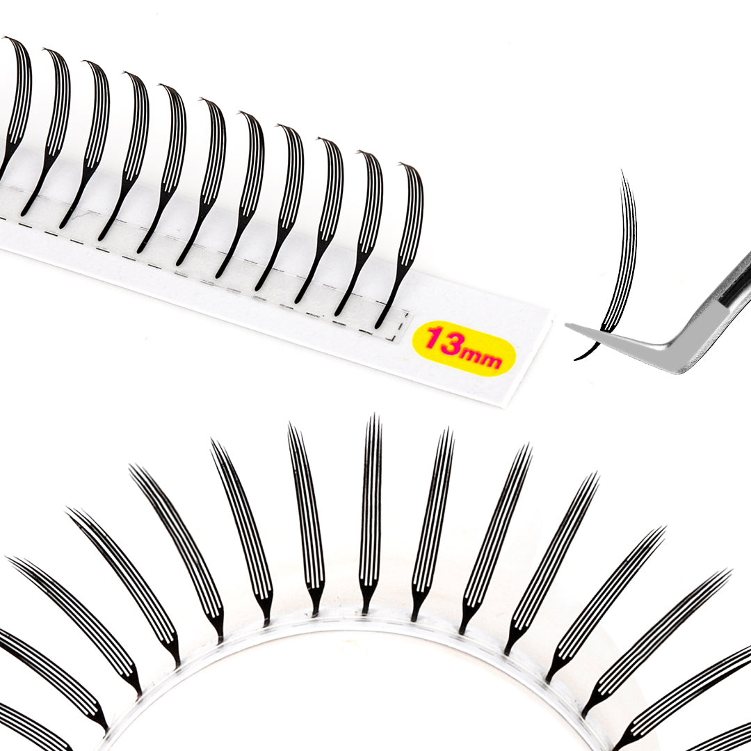 12 Rows 0.07MM Narrow Wispy Anime Lashes