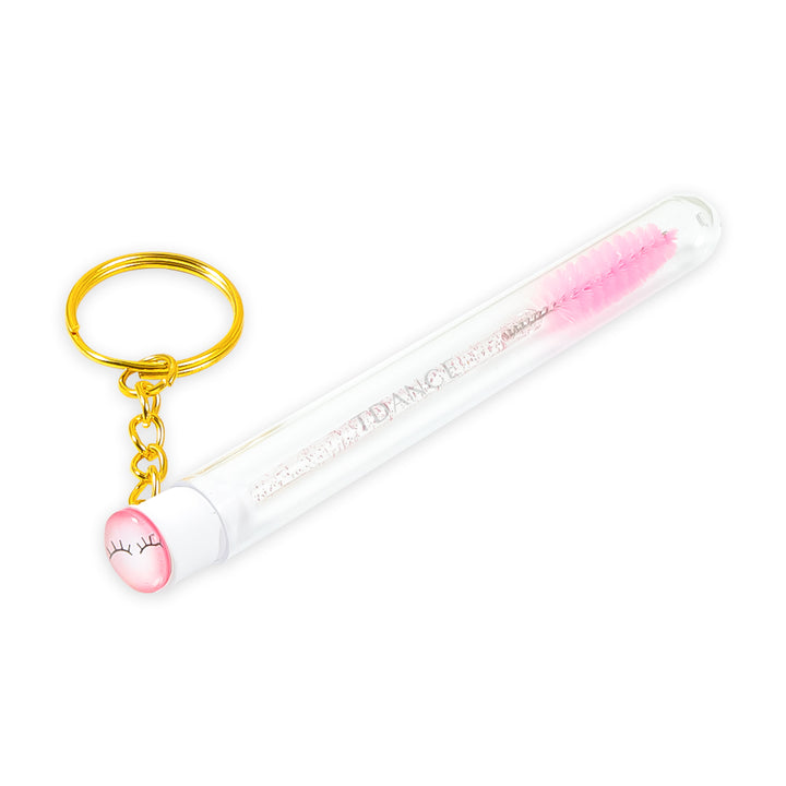 Smiley Bottle Glitter Mascara Brushes With Ring