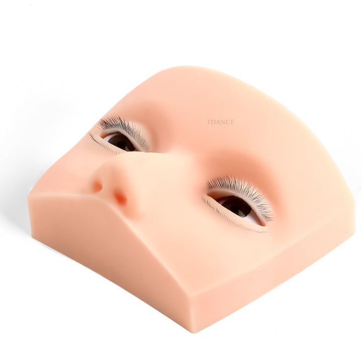Simulated Silicone Lash Mannequin Heads TDANCE 2