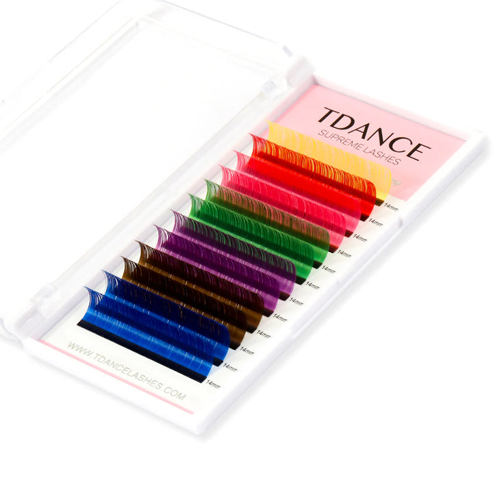 0.07MM DD Colored Volume Eyelash Extensions