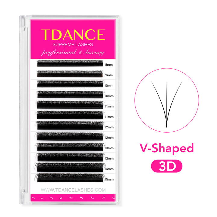 V-Shape W / V-W 3D Lashes TDANCE