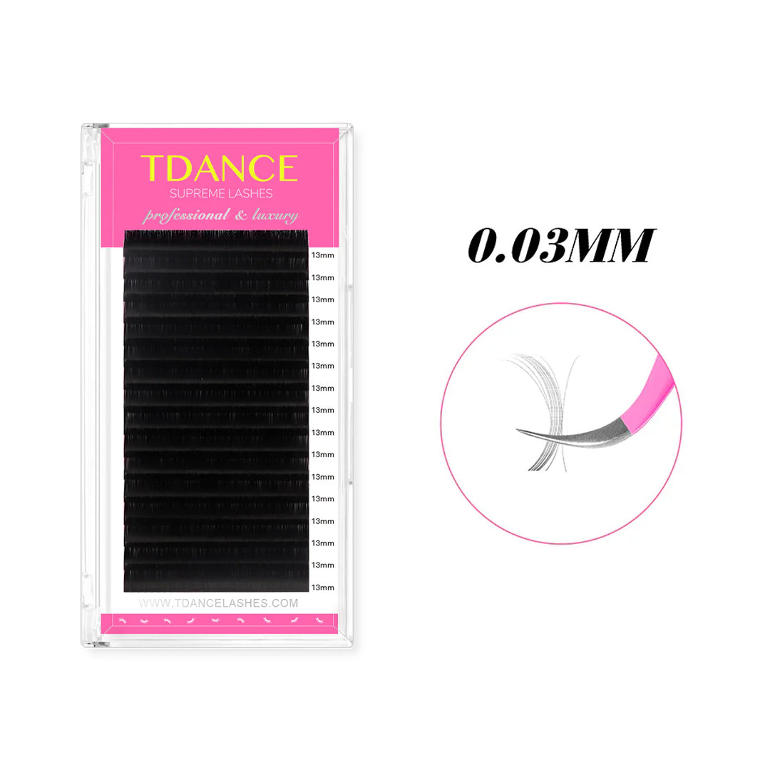16Rows 0.03MM Premium Mega Volume Eyelash Extensions TDANCE