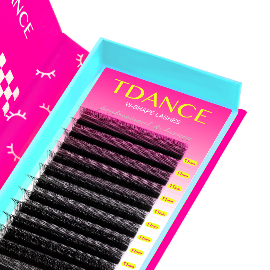 U-Shaped 4D W Style Lashes TDANCE 1