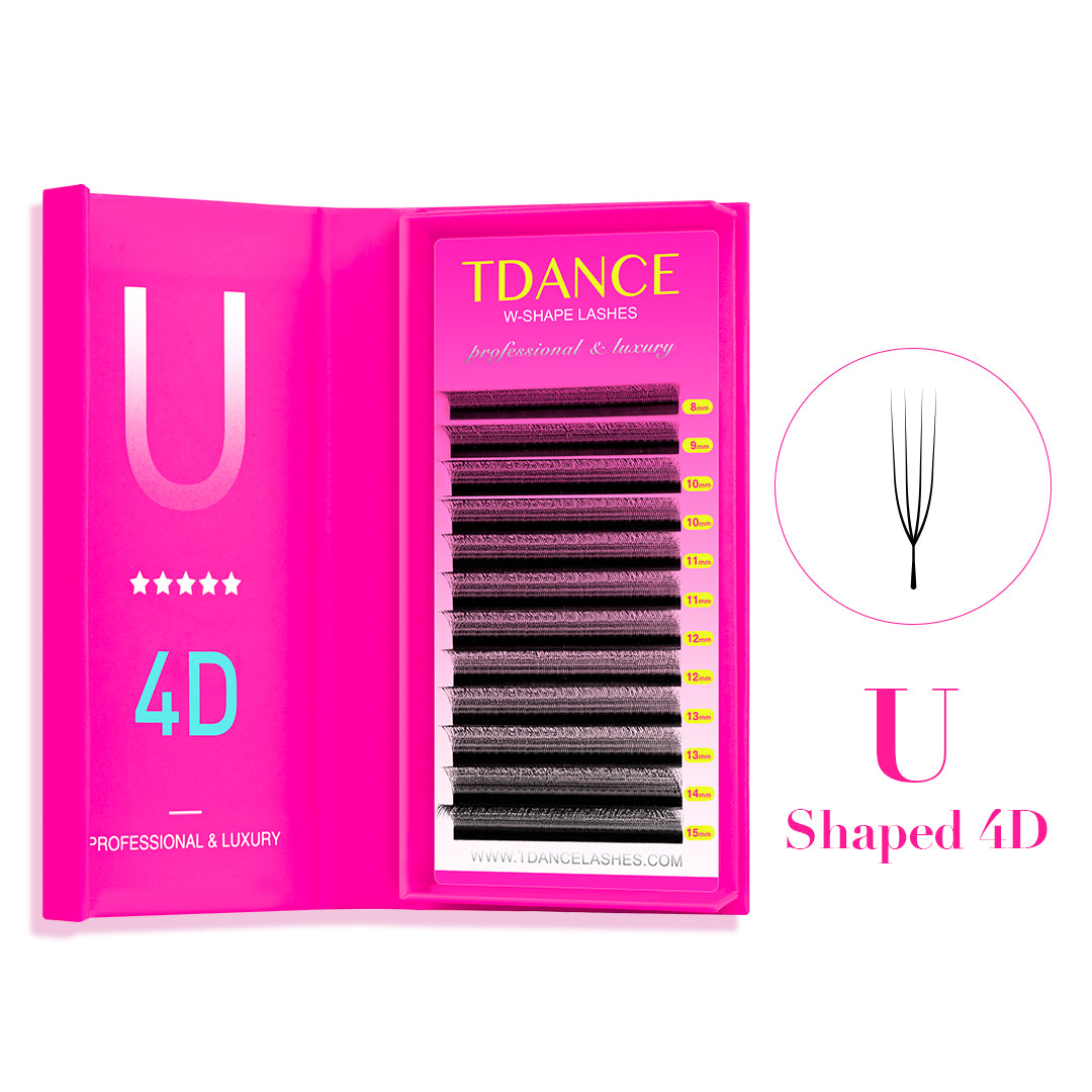 U-Shape W / U-W 4D Lashes TDANCE