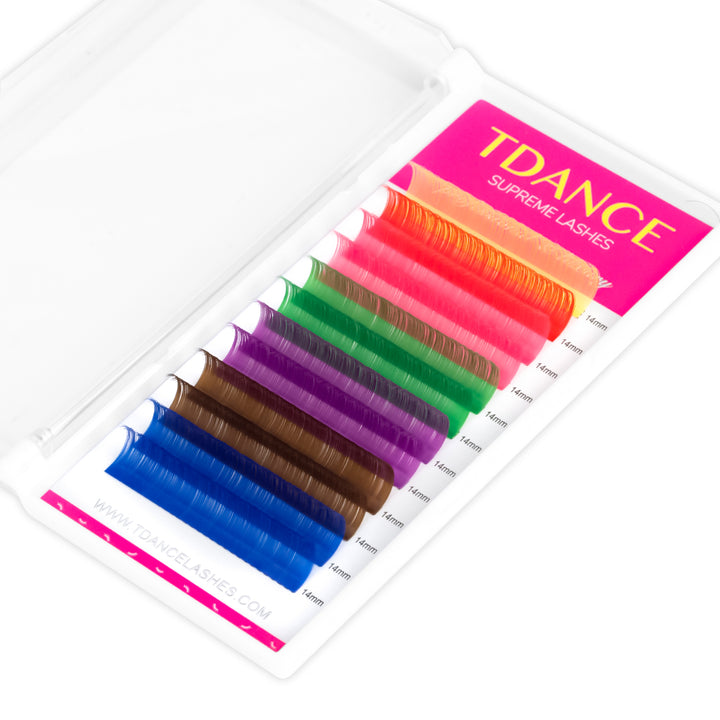 0.07MM Colored Volume Eyelash Extensions - TDANCE