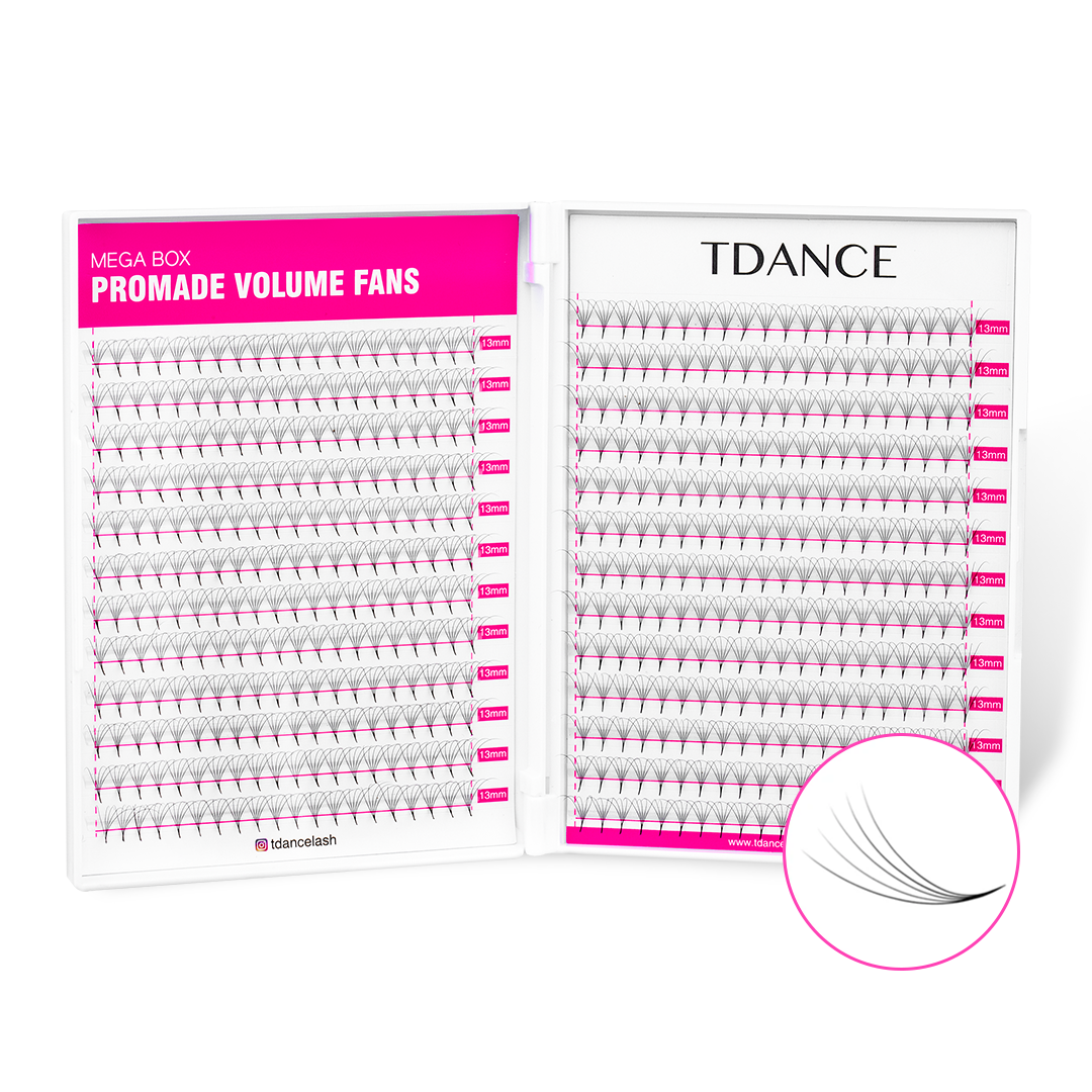 5D Promade Volume 500 Fans Lashbook TDANCE 