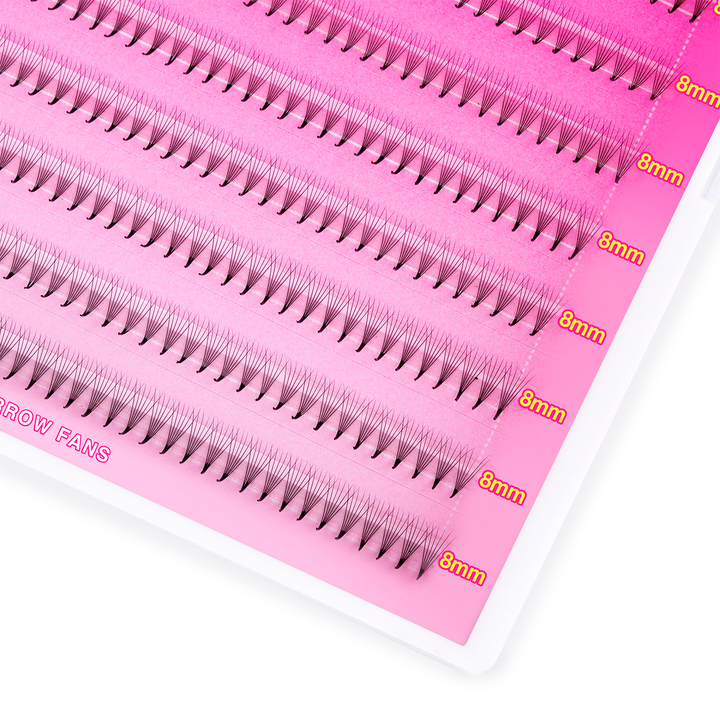 6D Narrow Promade Eyelash Extensions Ultra 1000 Fans