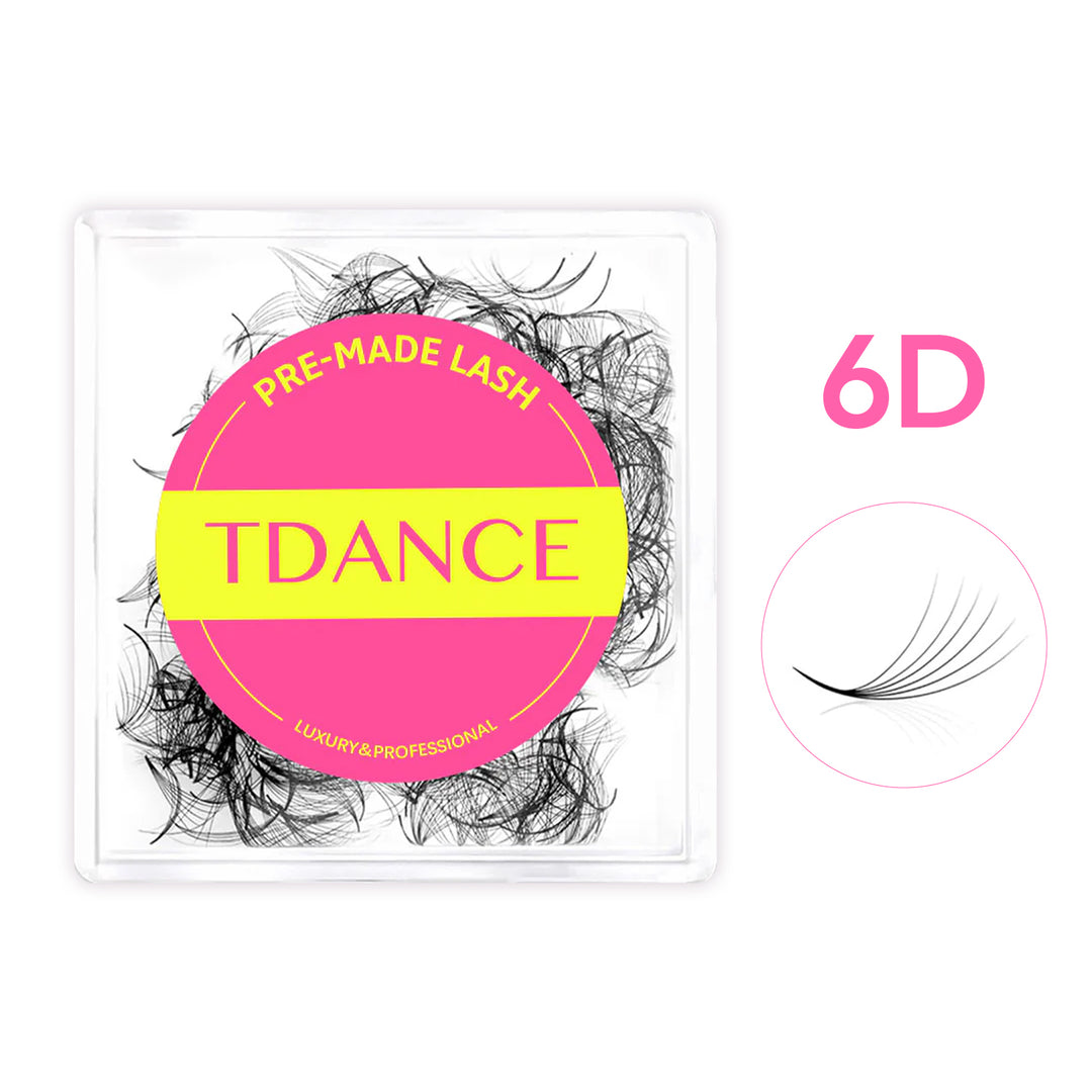 Handmade Premade Volume Loose Fans Pointy Base  TDANCE