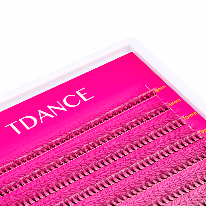 8D Premade Volumenfans Wimpern Erweiterungen 320 Fans 16 Zeilen (pointy base)