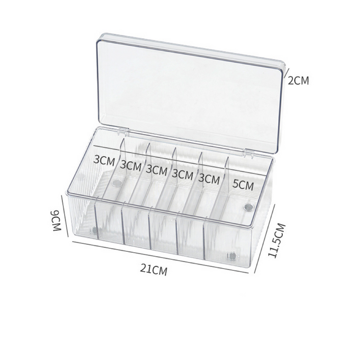 6 Grids Accessories Storage Box