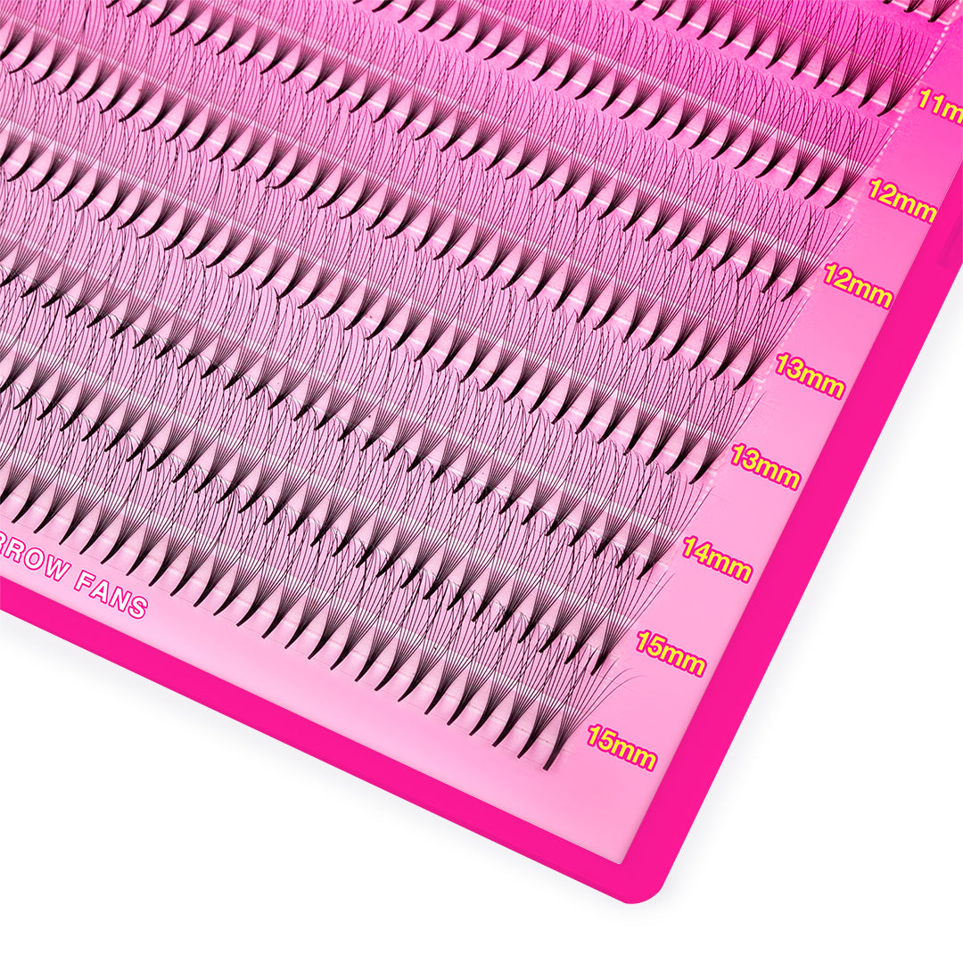 8D Narrow Promade Eyelash Extensions Ultra 1000 Fans