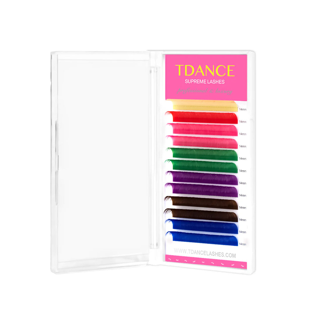 0.07MM Colored Volume Eyelash Extensions - TDANCE