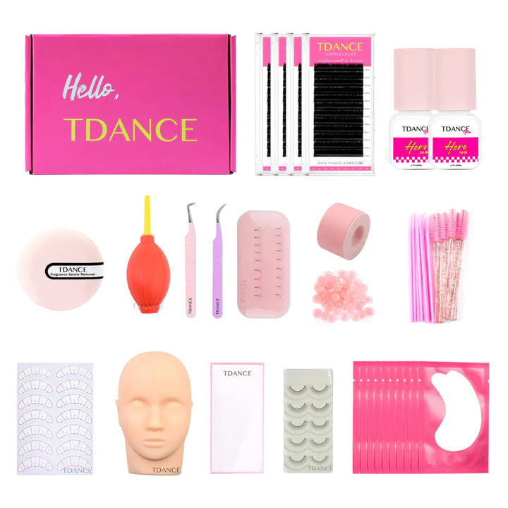 Kit de práctica de pestañas de maniquí de Bonzer