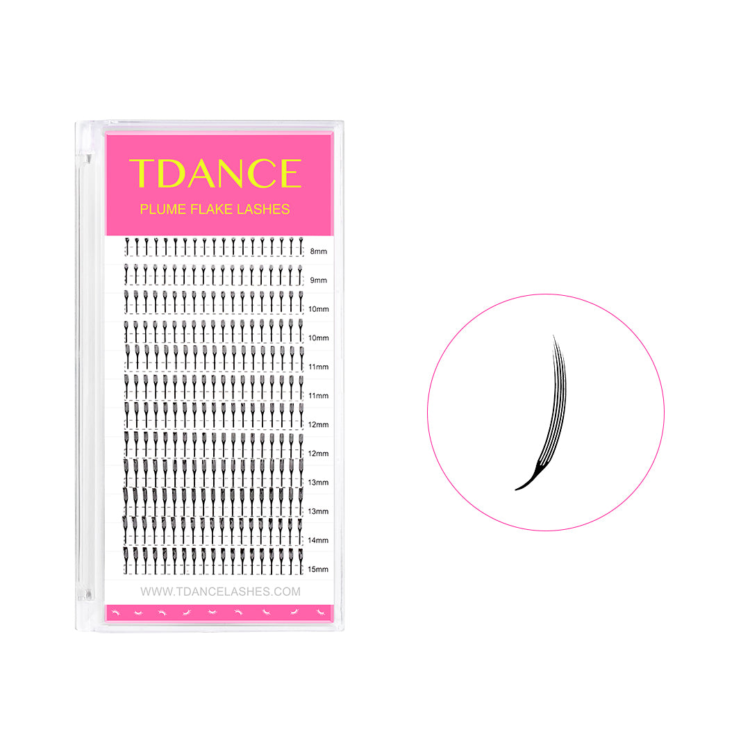 TDANCE 0.07MM Narrow Wispy Anime Lashes 12Rows