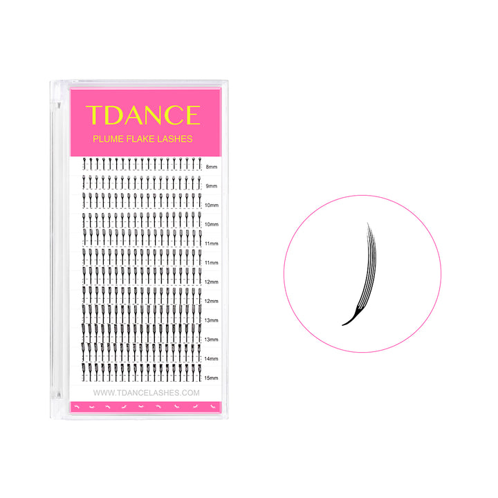 TDANCE 0.07MM Narrow Wispy Anime Lashes 12Rows