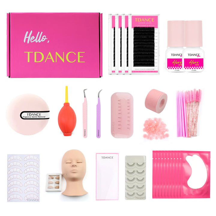 Kit de práctica de pestañas de maniquí de Bonzer