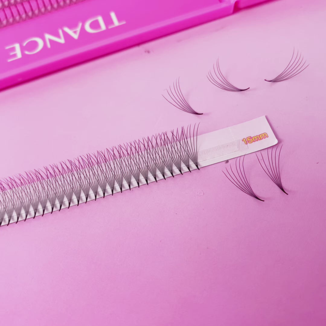 Narrow Promade Eyelash Extensions Ultra 1000 Fans