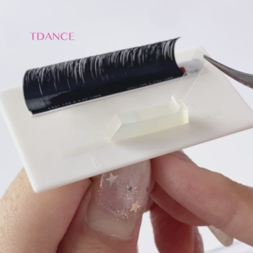 Fächerstreifen für Wimpernverlängerungen, 5 Rollen/Packung, USA