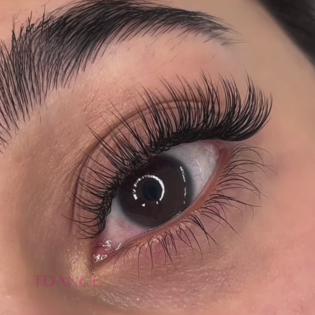 Extensiones de pestañas clásicas premium de 16 filas de 0,15 mm