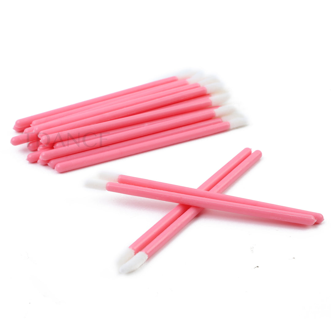 Colorful Lint Free Applicators Brush 50 Pieces/Pack TDANCE PINK