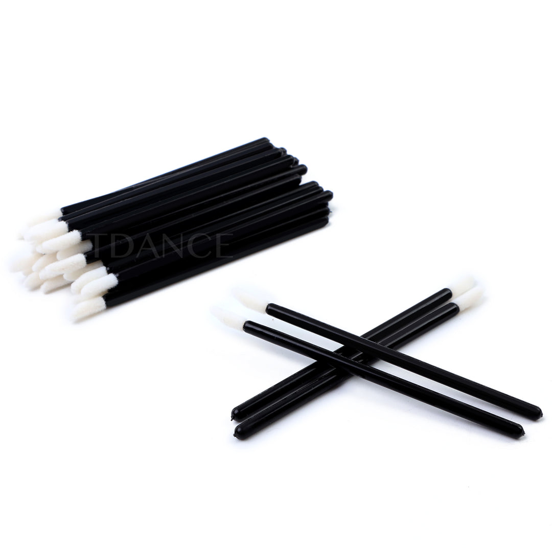 Colorful Lint Free Applicators Brush 50 Pieces/Pack TDANCE BLACK