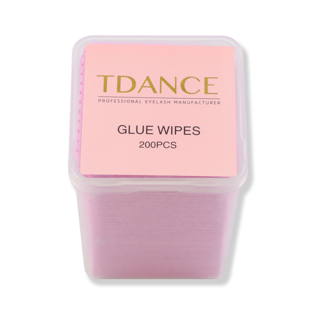 Pink Adhesive Wipes For Eyelash Extensions(200pcs) TDANCE PINK