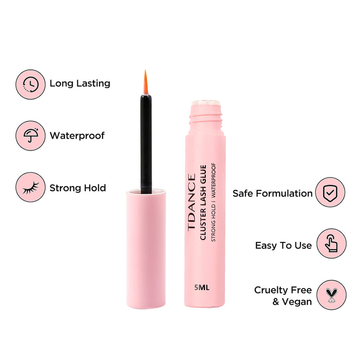 Gluse de pestañas para la extensión de pestañas de bricolaje